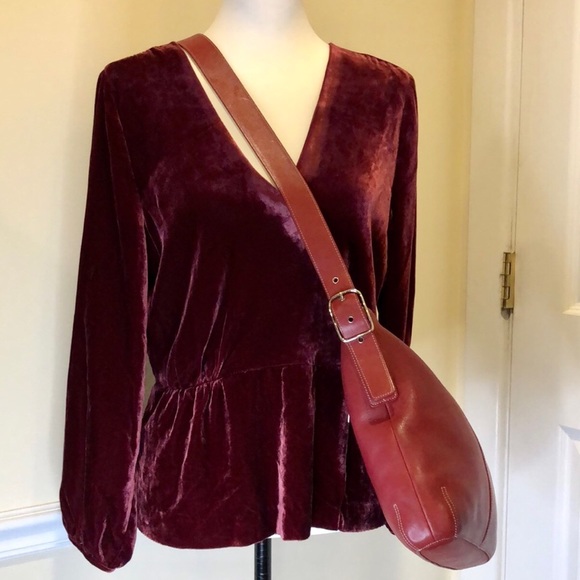 COACH Legacy Red Leather Feeder Bucket Adjustable Crossbody Shoulder Bag Vintage - Picture 11 of 11